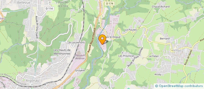 localisation de l'entreprise MCA MEDICAL  VILLAZ