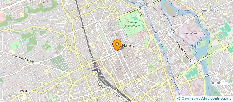 localisation de l'entreprise MCA MEURTHE ET MOSELLE à NANCY