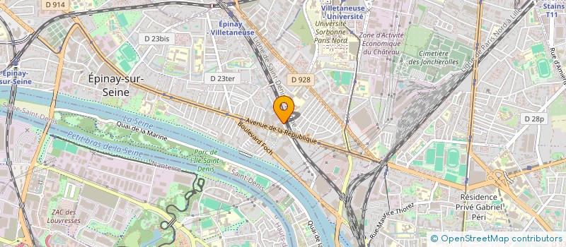 localisation de l'entreprise MCA PRESTIGE  EPINAY-SUR-SEINE