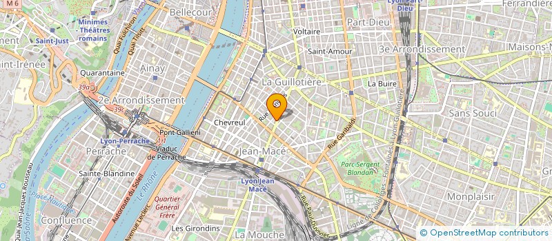 localisation de l'entreprise MCA RHONE à LYON
