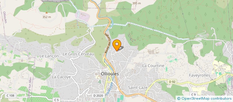 localisation de l'entreprise MCA SARL à OLLIOULES
