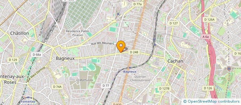 localisation de l'entreprise MCA TRANSPORTS à BAGNEUX