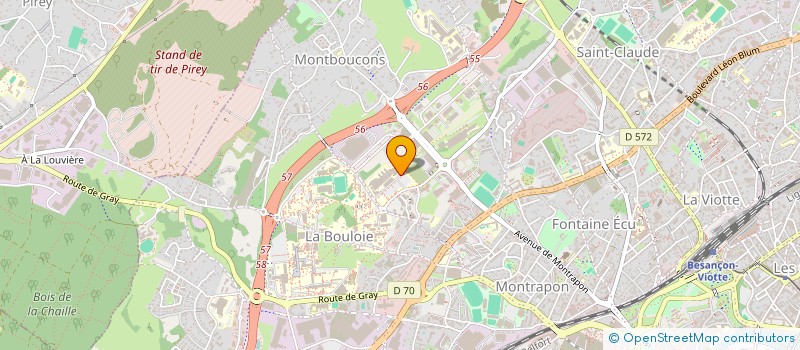 localisation de l'entreprise MCAD CONSULTING à BESANCON