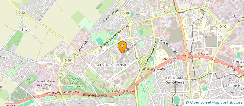 localisation de l'entreprise MCADIS à CAEN