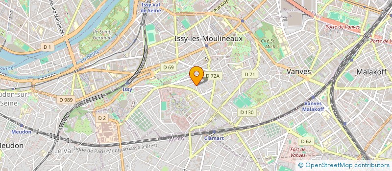 localisation de l'entreprise MCAGT à ISSY-LES-MOULINEAUX