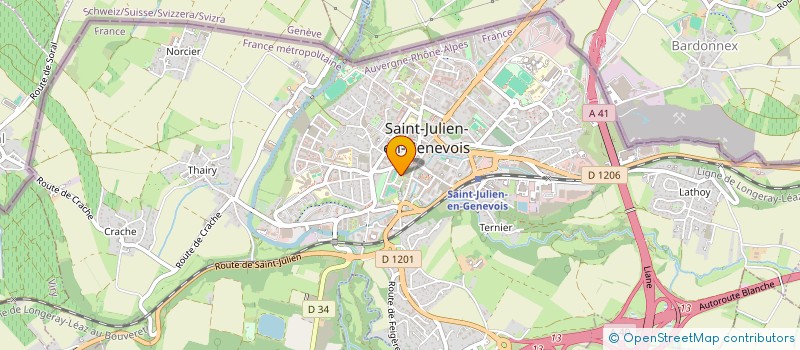 localisation de l'entreprise MCAL  SAINT-JULIEN-EN-GENEVOIS