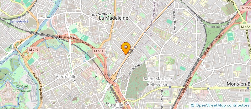 localisation de l'entreprise MCAL à LA MADELEINE