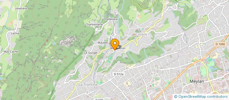 localisation de l'entreprise MCAL  CORENC