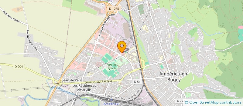 localisation de l'entreprise MCAM  AMBERIEU-EN-BUGEY