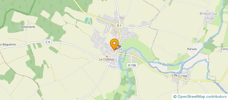 localisation de l'entreprise MCAP  CHIZE