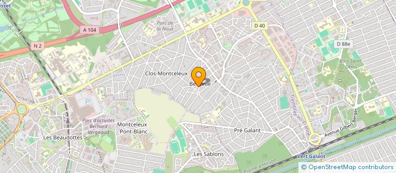 localisation de l'entreprise MCAPE  VILLEPINTE