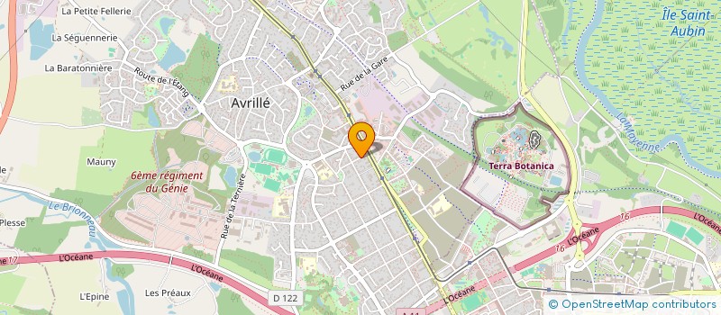 localisation de l'entreprise MCAR IMMOBILIER à AVRILLE