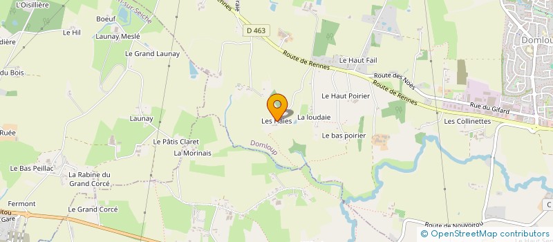 localisation de l'entreprise MCAV IMMO  DOMLOUP