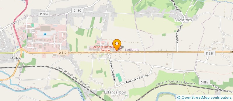localisation de l'entreprise MCB 2  LANDORTHE