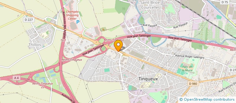 localisation de l'entreprise MCB à TINQUEUX
