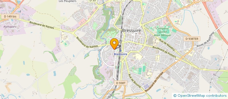 localisation de l'entreprise MCB  BRESSUIRE