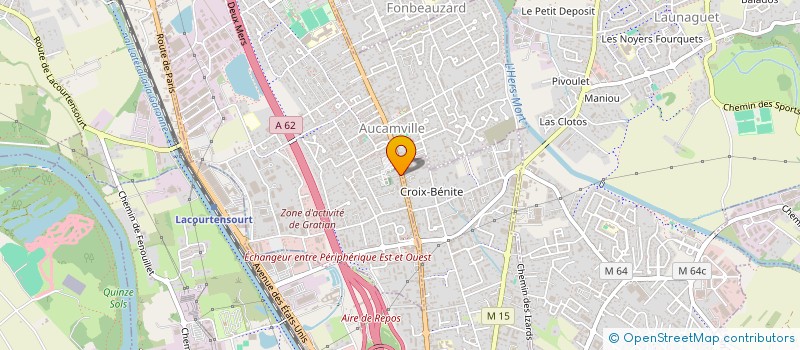 localisation de l'entreprise MCB à AUCAMVILLE