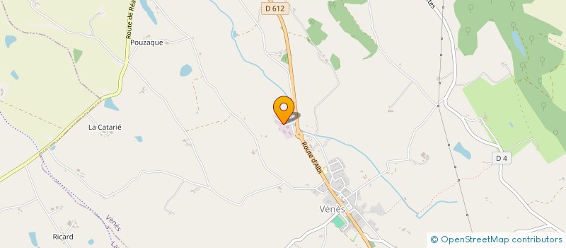 localisation de l'entreprise MCB  VENES