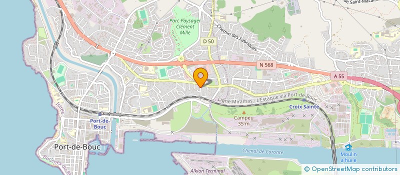 localisation de l'entreprise MCB  PORT-DE-BOUC