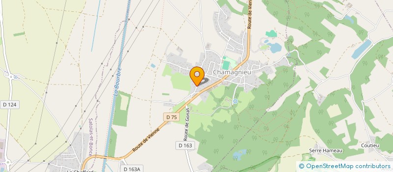 localisation de l'entreprise MCB  CHAMAGNIEU