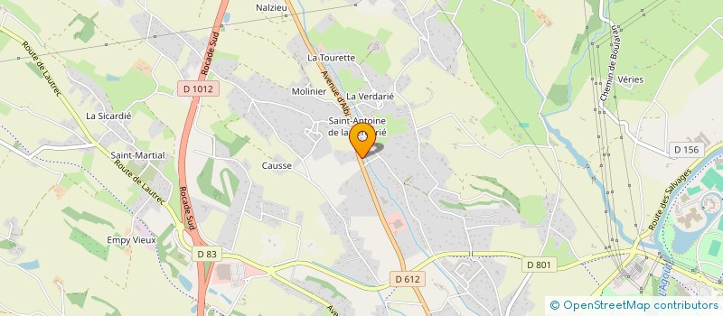 localisation de l'entreprise MCB  CASTRES