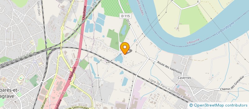 localisation de l'entreprise MCB  SAINT-LOUBES