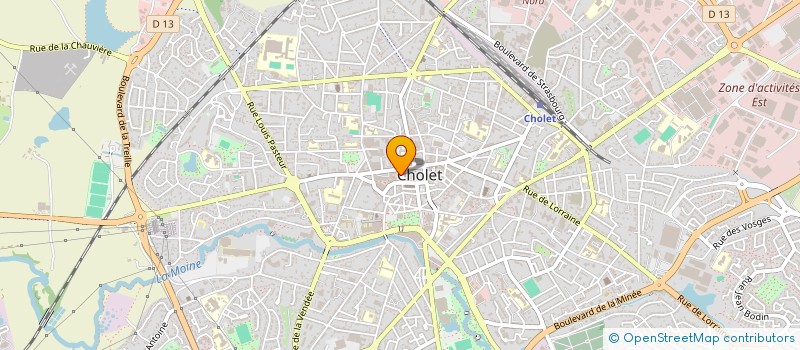 localisation de l'entreprise MCB à CHOLET