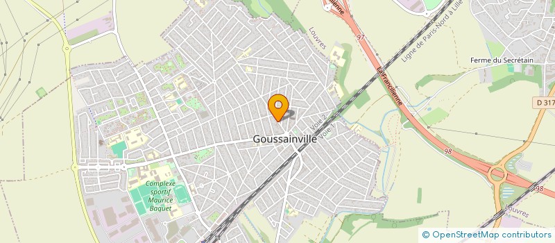 localisation de l'entreprise MCB BATIMENT à GOUSSAINVILLE