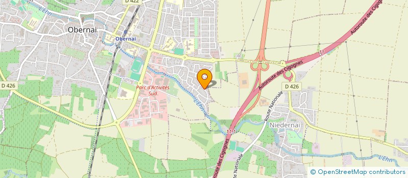 localisation de l'entreprise MCB ESTHETIQUE à OBERNAI