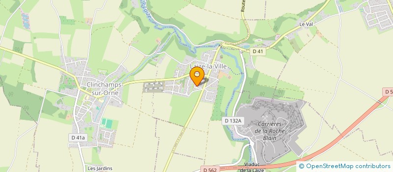 localisation de l'entreprise MCB EVENTS  LAIZE-CLINCHAMPS