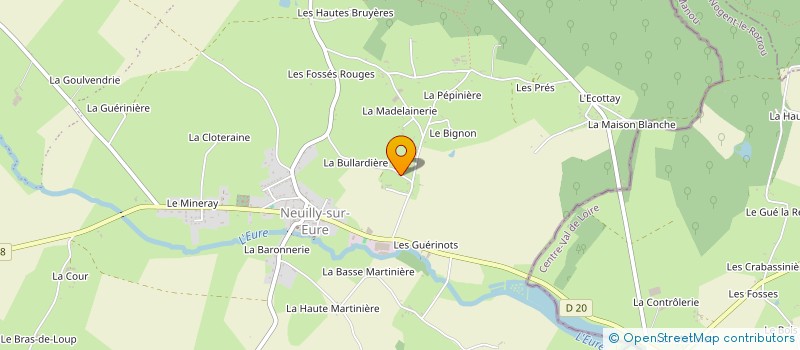 localisation de l'entreprise MCB JUSSEAUME à LONGNY LES VILLAGES