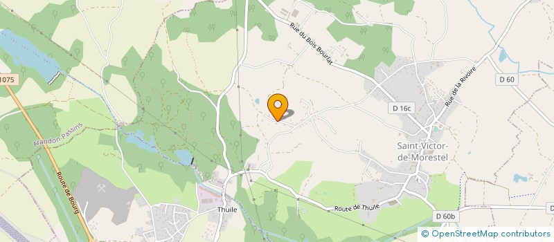 localisation de l'entreprise MCB LIGHTING  SAINT-VICTOR-DE-MORESTEL