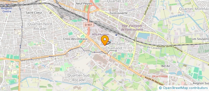 localisation de l'entreprise MCB MOBILIER  AVIGNON