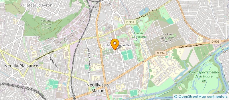 localisation de l'entreprise MCB TRANSPORT à NEUILLY-SUR-MARNE