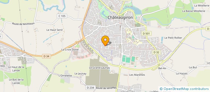localisation de l'entreprise MCBA à CHATEAUGIRON