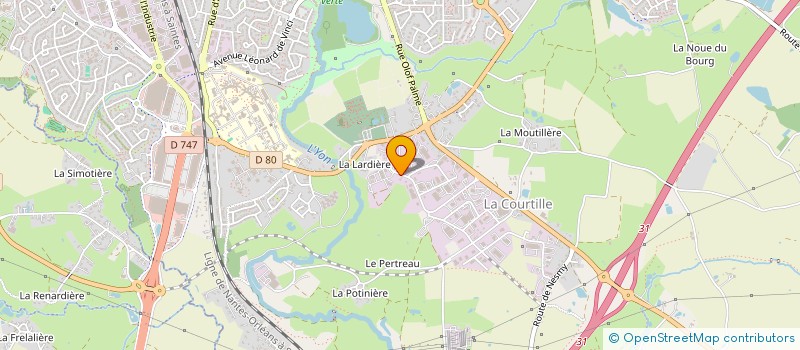 localisation de l'entreprise MCBAT  LA ROCHE-SUR-YON