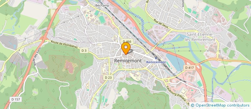 localisation de l'entreprise MCBD à REMIREMONT