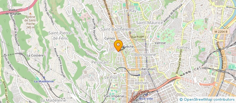 localisation de l'entreprise MCBDR à NICE