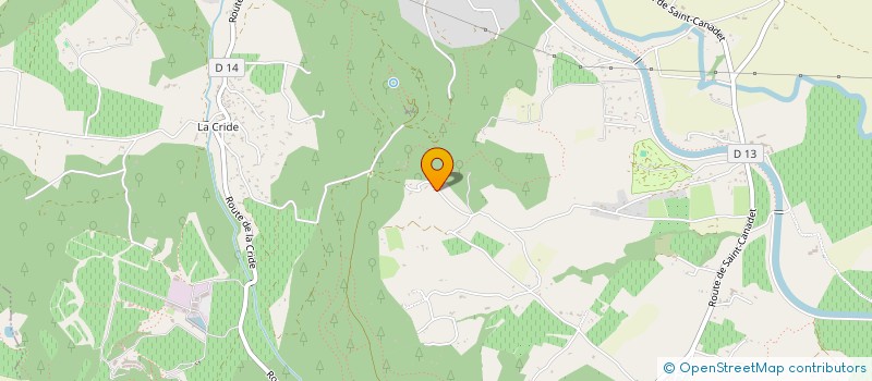 localisation de l'entreprise MCBG  LE PUY-SAINTE-REPARADE