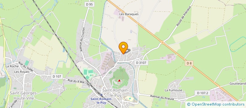 localisation de l'entreprise MCBG ENERGIES à SAINT-ROMAIN-LE-PUY