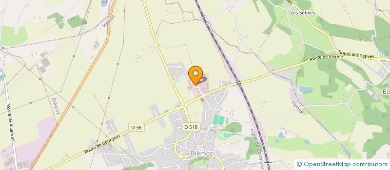 localisation de l'entreprise MCBI  DIEMOZ