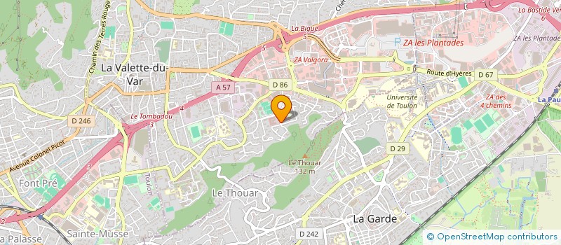 localisation de l'entreprise MCBIKE'S2 à LA VALETTE-DU-VAR