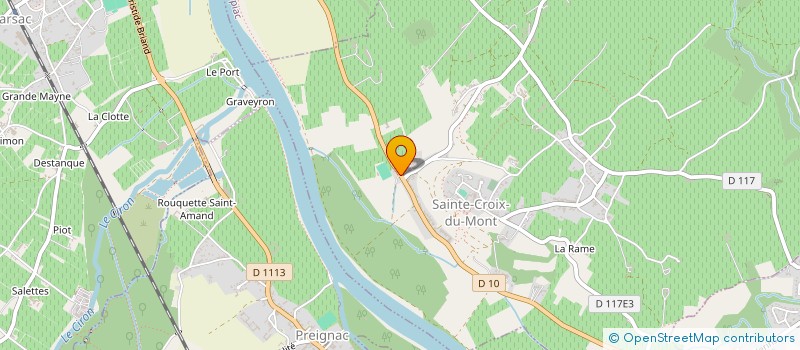 localisation de l'entreprise MCBIO  SAINTE-CROIX-DU-MONT