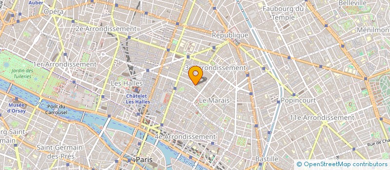 localisation de l'entreprise MCBL INDUSTRIES  PARIS