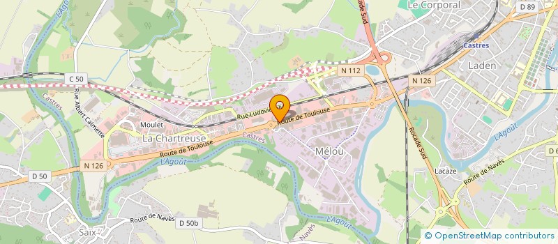 localisation de l'entreprise MCBREIZH à CASTRES