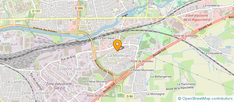 localisation de l'entreprise MCBT à CESSON-SEVIGNE