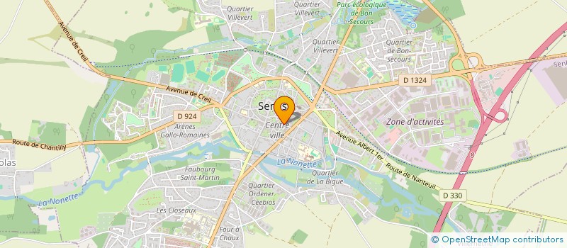 localisation de l'entreprise MCC  SENLIS