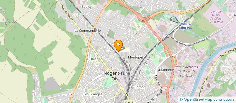 localisation de l'entreprise MCC  NOGENT SUR OISE