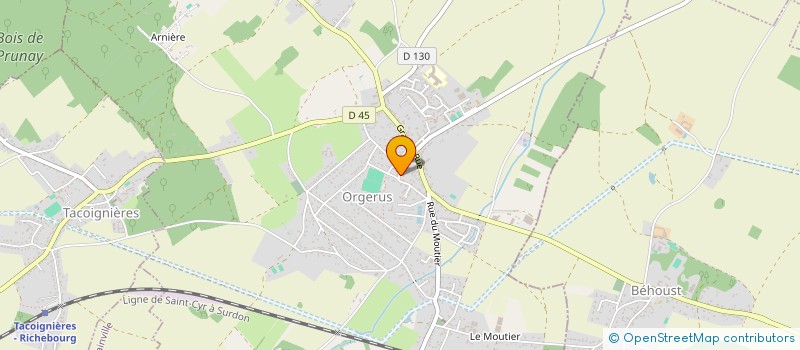 localisation de l'entreprise MCC  ORGERUS