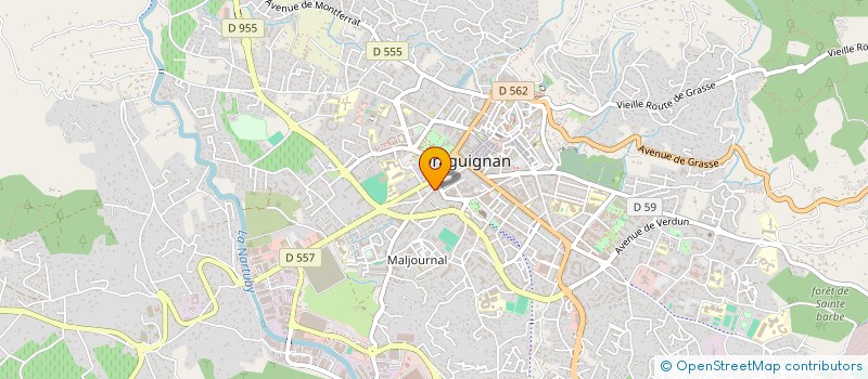 localisation de l'entreprise MCC à DRAGUIGNAN